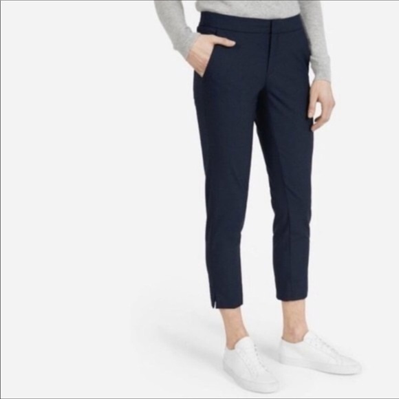 Everlane The Slim Wool Trouser Pant Crop - Picture 2 of 5